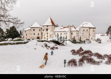 Château de Varazdin en Croatie Banque D'Images