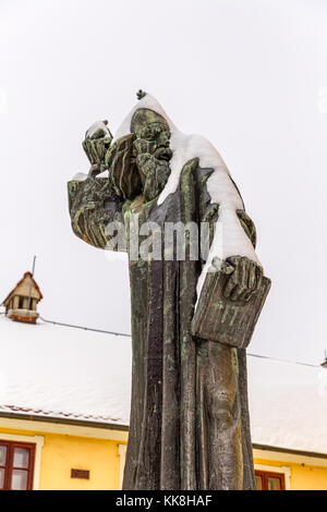 Varazdin gregory de nin statue Banque D'Images