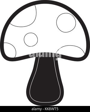 Champignon vector illustration Illustration de Vecteur