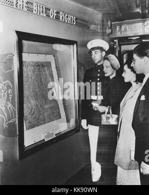 Photographie de la liberté de former la pièce. L'image de courtoisie des Archives nationales, 1948. Banque D'Images