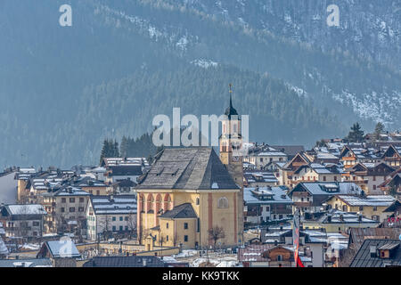 Sappada village en Italie Banque D'Images