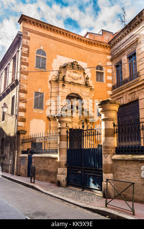 Appartement, maison, hôtel particulier 18ème. siècle, Toulouse, Haute-Garonne, Occitanie, France Banque D'Images