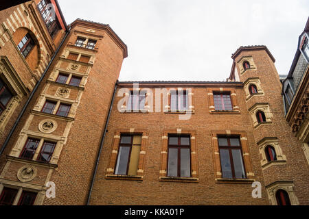 Appartement, maison, hôtel particulier 18ème. siècle, Toulouse, Haute-Garonne, Occitanie, France Banque D'Images