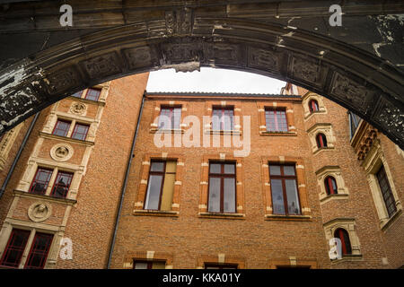 Appartement, maison, hôtel particulier 18ème. siècle, Toulouse, Haute-Garonne, Occitanie, France Banque D'Images