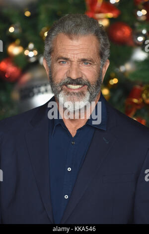 Mel Gibson,Daddy's home 2 - uk premiere,vue west end, leicester square, London.uk Banque D'Images