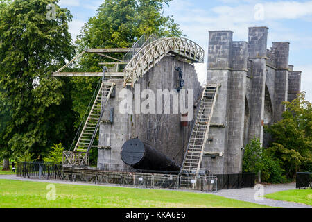 Le grand télescope, l'leviathon télescope sur Château de Birr, Irlande Banque D'Images