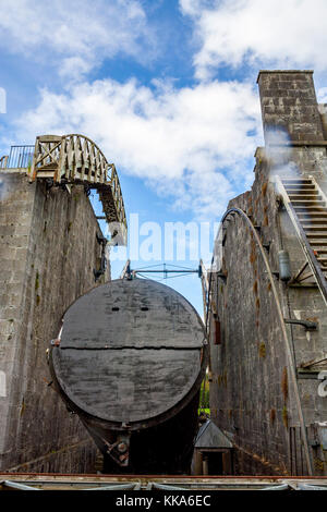 Le grand télescope, l'leviathon télescope sur Château de Birr, Irlande Banque D'Images