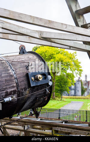 Le grand télescope, l'leviathon télescope sur Château de Birr, Irlande Banque D'Images