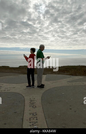 Los Flores View point, El CAMINO Real, Oceanside, Californie, États-Unis. Banque D'Images