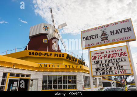 Dutch Haven Shoo-fly pie bakery Ronks PA Banque D'Images