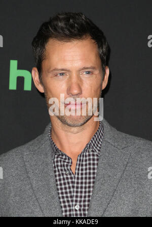 Hollywood, Californie, États-Unis. 28 novembre 2017. 28 novembre 2017 - Hollywood, Californie - Jeffrey Donovan. Première de 'Shut Eye' saison 2 de Hulu. Crédit photo : F. Sadou/Admedia Banque D'Images