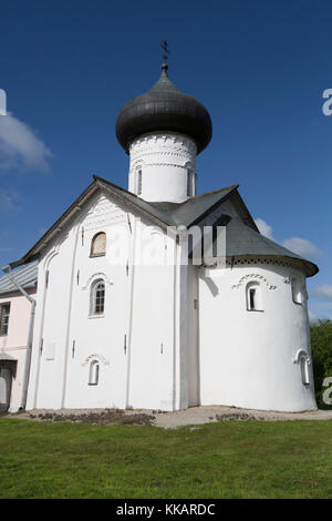 Cathédrale de la Nativité de la Vierge, monastère de Zverin, site du patrimoine mondial de l'UNESCO, Veliky Novogrod, oblast de Novgorod, Russie, Europe Banque D'Images