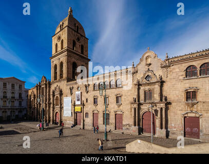 Basilique de San Francisco, La Paz, Bolivie, Amérique du Sud Banque D'Images