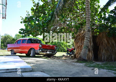 1957 Chevrolet Bel Air 4 sport sedan Banque D'Images