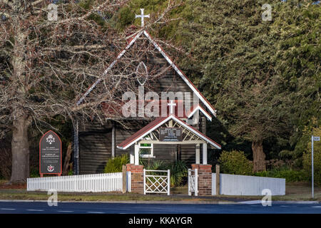 L'Australie, cann river east gippsland, princes, l'autoroute, St John's Church, Victoria Banque D'Images