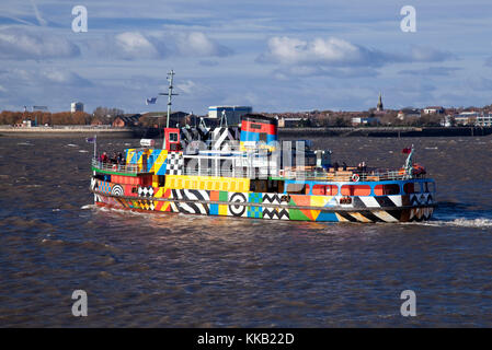 Le Snowdrop Dazzle Ferry Mersey Liverpool Banque D'Images