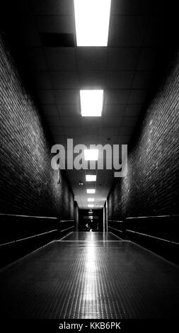 Intérieur de l'école urbaine à Portland, Maine Banque D'Images