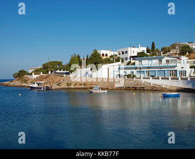 Agia Marina, l'île de Leros, Dodécanèse, Grèce Banque D'Images