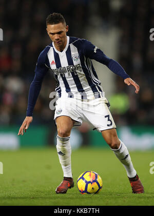 West Bromwich Albion's Kieran Gibbs au cours de la Premier League match à The Hawthorns, West Bromwich Banque D'Images