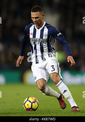 West Bromwich Albion's Kieran Gibbs au cours de la Premier League match à The Hawthorns, West Bromwich Banque D'Images