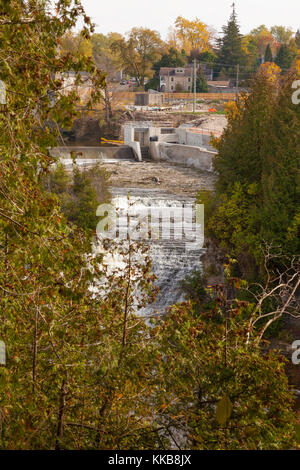 La gorge d'Elora, Grand River, à Elora, en Ontario,Canada,amérique du nord Banque D'Images