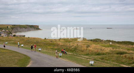 Arromanches-les-bains, Normandie, France, Europe. Banque D'Images