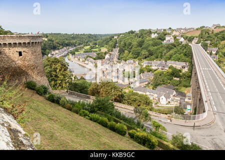 Vews de port de dinan, Dinan, France, Europe. Banque D'Images