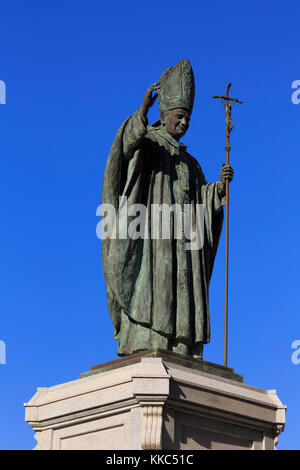 Le pape Jean-Paul 11, cathédrale, la ville de Jerez de la frontera, Andalousie, Espagne, Europe Banque D'Images