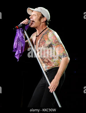 Phoenix, AZ - 28 septembre : David Lee Roth de Van Halen fonctionne à ak-menton pavilion le 28 septembre 2015 à Phoenix, Arizona people : David Lee Roth Banque D'Images