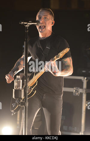Fort Lauderdale FL - 14 octobre : Ryan key de yellowcard révolution se produit dans le 14 octobre 2015 à Fort Lauderdale, Floride personnes : Ryan Key Banque D'Images