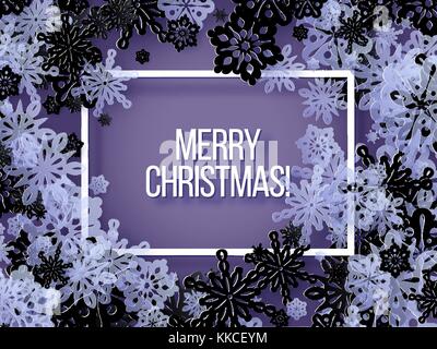 Joyeux Noël carte de voeux. Illustration de Vecteur