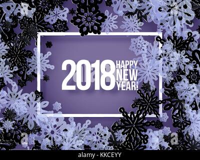 Joyeux Noël carte de voeux. Illustration de Vecteur