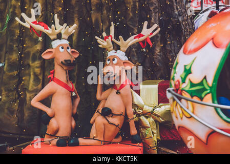 Décorations de Noël de Gand Banque D'Images