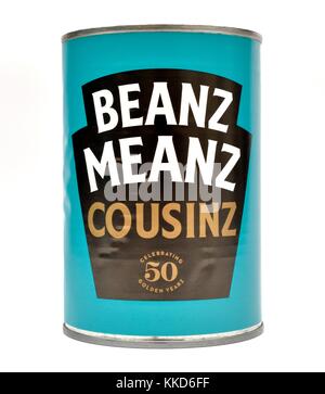 Baked Beans heinz célèbre ses 50 années d'or Banque D'Images