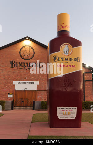 Millaquin Mill & Raffinerie Bundaberg Bundaberg Bundaberg Rum accueil du Queensland Australie Banque D'Images