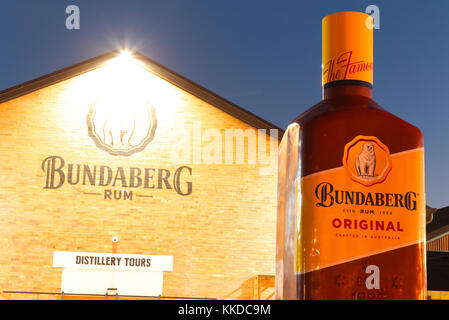 Millaquin Mill & Raffinerie Bundaberg Bundaberg Bundaberg Rum accueil du Queensland Australie Banque D'Images