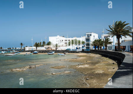 Charco de San Ginés à Arrecife, Las Palmas Province, Lanzarote, îles Canaries, Espagne Banque D'Images