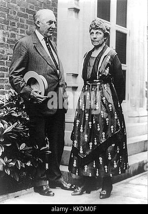 Le Président Warren G. Harding et la Première Dame Florence Harding Banque D'Images