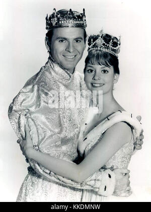 Stuart Damon Lesley Ann Warren Cinderella Banque D'Images