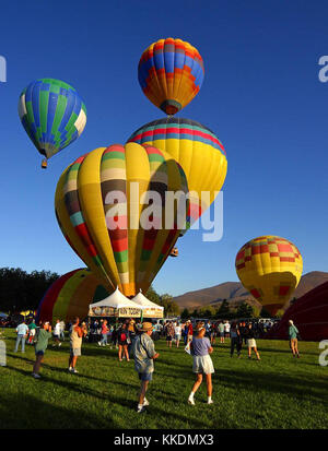 Temecula Valley Wine Festival et ballon Banque D'Images