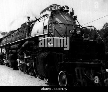 Union Pacific Big Boy 4012 en 1971 Banque D'Images