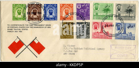 Abudhabi30mar1964fdc Banque D'Images