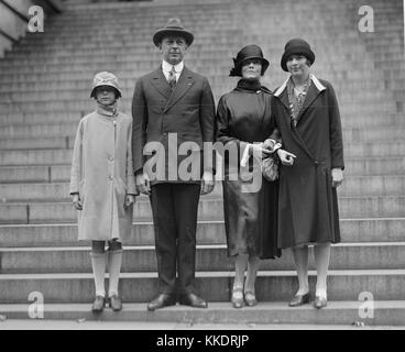 Dwight F. Davis et de la famille Banque D'Images