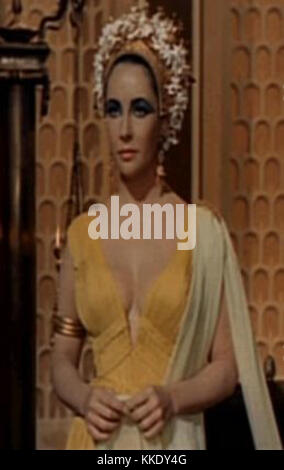 Elizabeth Taylor en Cléopâtre Banque D'Images