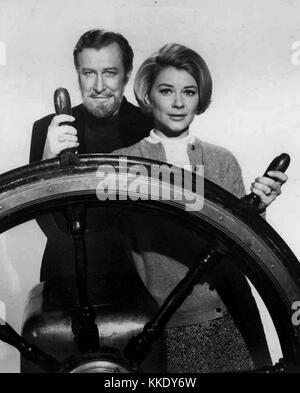 Edward Mulhare Hope Lange le fantôme et Mme Muir Banque D'Images