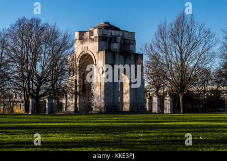 Le Parc Victoria et le mémorial de guerre, Leicester Banque D'Images