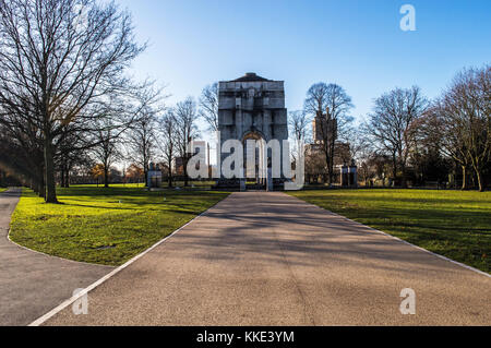 Le Parc Victoria et le mémorial de guerre, Leicester Banque D'Images