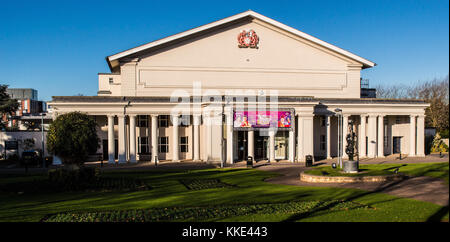 Le Parc Victoria et de Montfort Hall, Leicester Banque D'Images