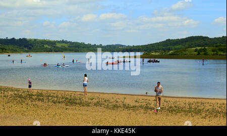 Carsington Water sports eau Derbyshire Banque D'Images