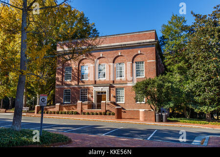 RALEIGH, NC, USA - 24 novembre : Peele Hall le 24 novembre 2017, à la North Carolina State University à Raleigh, Caroline du Nord. Banque D'Images